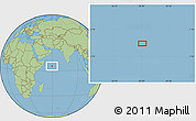 Savanna Style Location Map of the area around 5° 25' 24" N, 59° 34' 30" E