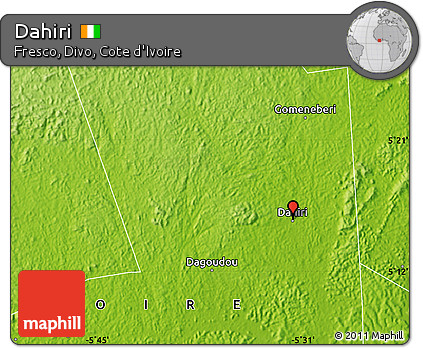 Physical Map of Dahiri