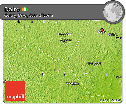 Physical Map of Dairo