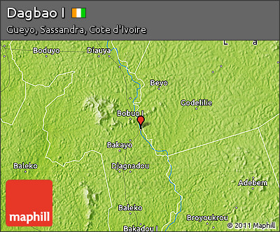 Physical Map of Dagbao I