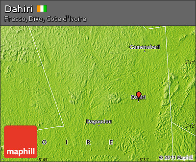 Physical Map of Dahiri