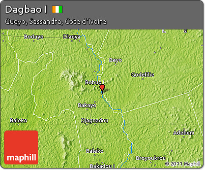 Physical Map of Dagbao I