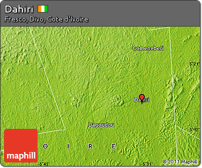 Physical Map of Dahiri