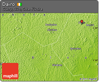 Physical Map of Dairo