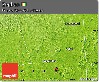 Physical Map of Zegban