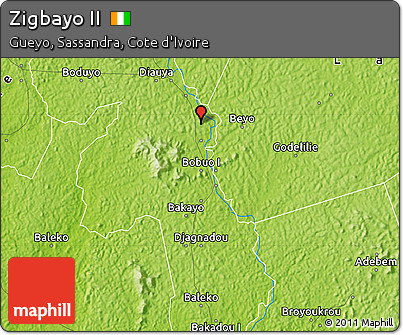 Physical Map of Zigbayo II