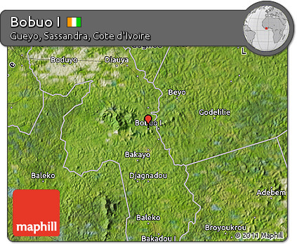 Satellite Map of Bobuo I