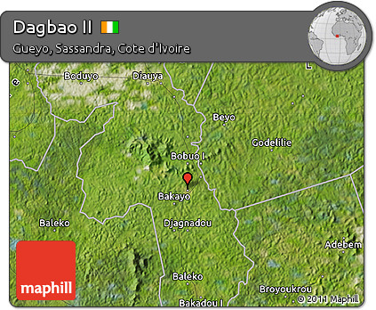 Satellite Map of Dagbao II