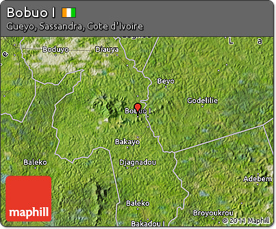 Satellite Map of Bobuo I