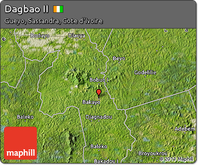 Satellite Map of Dagbao II