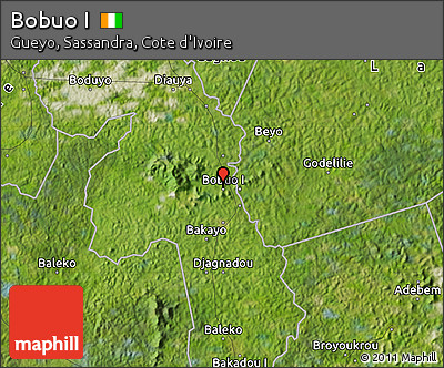 Satellite Map of Bobuo I