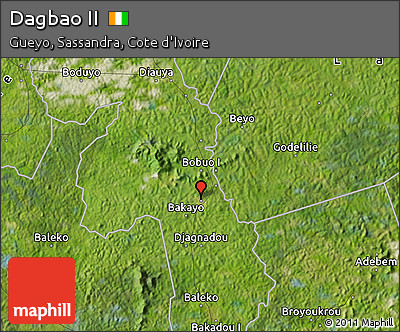 Satellite Map of Dagbao II