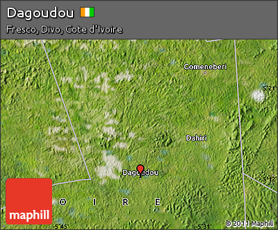 Satellite Map of Dagoudou