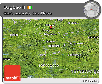 Satellite Panoramic Map of Dagbao II