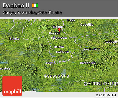 Satellite Panoramic Map of Dagbao II