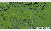 Satellite 3D Map of the area around 5° 25' 24" N, 63° 40' 30" W