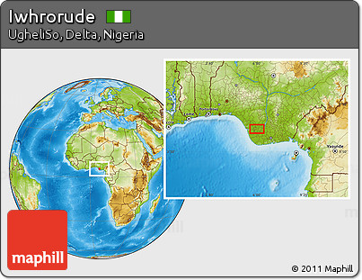 Physical Location Map of Iwhrorude