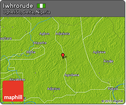 Physical Map of Iwhrorude