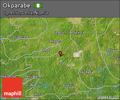 Satellite Map of Okparabe
