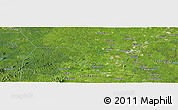 Satellite Panoramic Map of the area around 5° 25' 24" N, 6° 43' 29" W