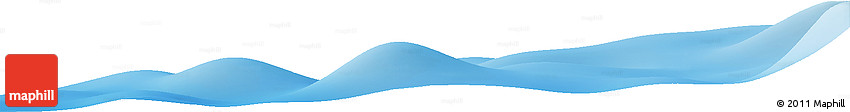Shaded Relief Horizon Map of the Area around 5° 25' 24" N, 72° 19' 29" E