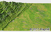 Satellite 3D Map of the area around 5° 25' 24" N, 72° 10' 30" W