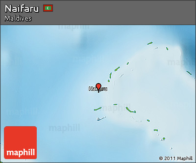 Physical 3D Map of Naifaru
