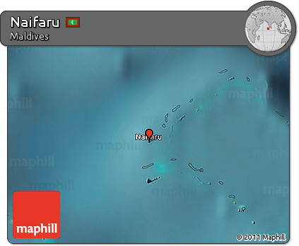 Satellite 3D Map of Naifaru