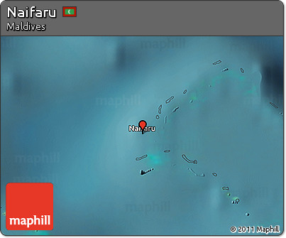 Satellite 3D Map of Naifaru