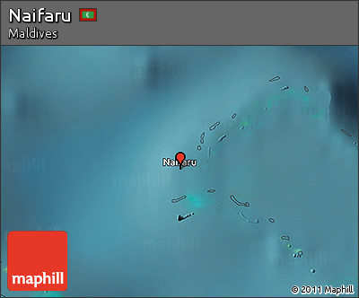 Satellite 3D Map of Naifaru