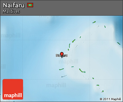 Physical Map of Naifaru