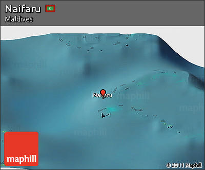 Satellite Panoramic Map of Naifaru