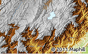 Physical Map of the area around 5° 25' 24" N, 73° 1' 30" W