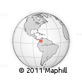 Outline Map of the Area around 5° 25' 24" N, 73° 52' 30" W, rectangular outline