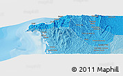 Political Panoramic Map of Cauchera