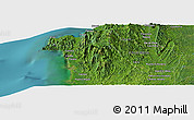 Satellite Panoramic Map of Cauchera