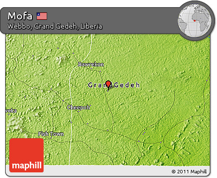 Physical 3D Map of Mofa