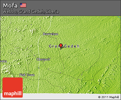 Physical 3D Map of Mofa