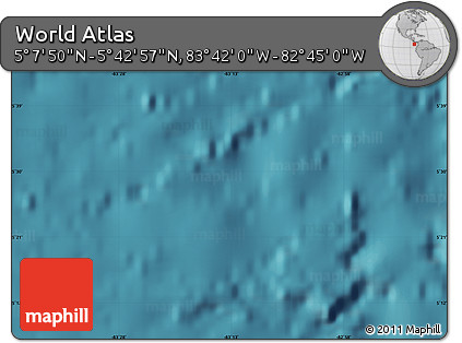 Satellite Map of the Area around 5° 25' 24" N, 83° 13' 29" W
