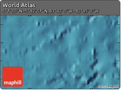 Satellite Map of the Area around 5° 25' 24" N, 83° 13' 29" W