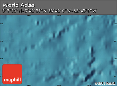 Satellite Map of the Area around 5° 25' 24" N, 83° 13' 29" W