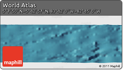 Satellite Panoramic Map of the Area around 5° 25' 24" N, 83° 13' 29" W