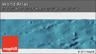 Satellite Panoramic Map of the Area around 5° 25' 24" N, 83° 13' 29" W