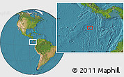 Satellite Location Map of the area around 5° 25' 24" N, 84° 4' 29" W