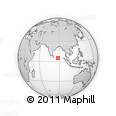 Outline Map of the Area around 5° 25' 24" N, 87° 37' 30" E, rectangular outline