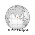 Outline Map of the Area around 5° 25' 24" N, 89° 19' 29" E, rectangular outline