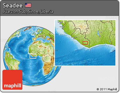 Physical Location Map of Seadee