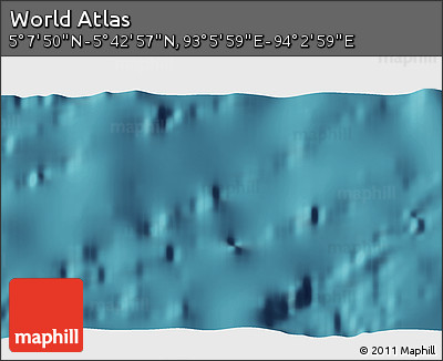 Satellite 3D Map of the Area around 5° 25' 24" N, 93° 34' 29" E