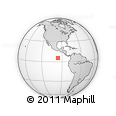 Outline Map of the Area around 5° 25' 24" N, 95° 58' 29" W, rectangular outline