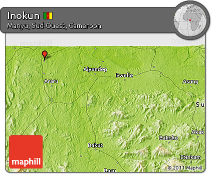 Physical 3D Map of Inokun